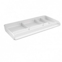 Vaschetta portacancelleria Mydesk 26,1x12,5x2,8 cm bianco Arda