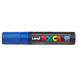 Marcatore a base d'acqua Uni Posca PC17K punta extra large a scalpello 15,0mm blu Uni Mitsubishi