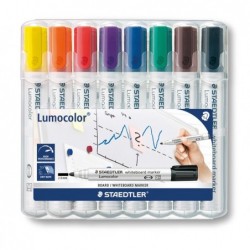 Marcatore cancellabile Lumocolor whiteboard 351 tratto 2,0 mm Staedtler astuccio 8 pezzi