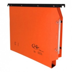 Cartella sospesa Joker armadio interasse 33 cm fondo U 3 cm 32,6x28 cm arancio Bertesi