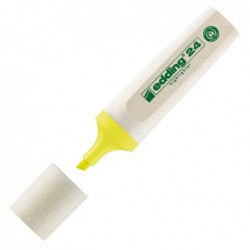 Evidenziatore 24 EcoLine punta a scalpello tratto da 2,05,0mm giallo Edding