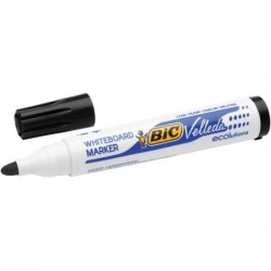 Pennarello per lavagne cancellabili Whiteboard Marker Velleda 1701 Recycled Bic punta tonda 1,5mm nero Bic