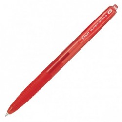 Penna a scatto Supergrip G punta 0,7mm rosso Pilot