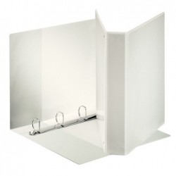 Raccoglitore personalizzabile Display 4 anelli a D 40 mm dorso 5,9 cm 22x30 cm bianco Esselte