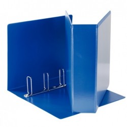 Raccoglitore personalizzabile Display 4 anelli quadri 65 mm dorso 8,5 cm 22x30 cm blu Esselte