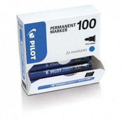 Marcatore Permanente Markers 100 punta tonda 4,5 mm blu Pilot conf. 15 + 5 pezzi