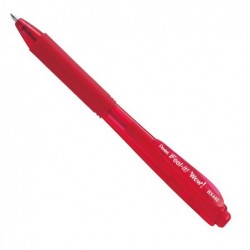 Penna a sfera a scatto Feel It rosso punta 1,0mm Pentel