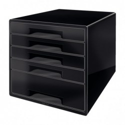 Cassettiera Drawer Cabinet Cube 5 nero Leitz