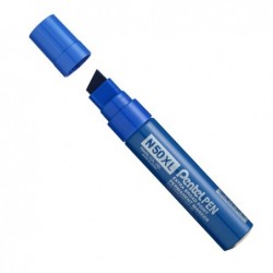 Marcatore permanente N50XL punta scalpello blu Pentel