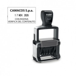 Timbro Professional 4.0 5460 Datario 5,6 x 3,3 cm 4 mm personalizzabile autoinchiostrante Trodat®