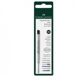 Refill XB punta 0,7mm fusto nero per penna Polyball Faber Castell