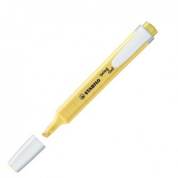 Evidenziatore Swing Cool pastel punta a scalpello tratto 1 4 mm giallo banana 144 Stabilo