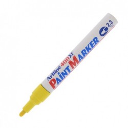 Marcatore perrmanente A 400 a vernice punta tonda 2,3 mm giallo Artline