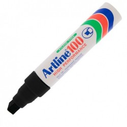 Marcatore permanente A 100 punta scalpello jumbo 7,50 12,00 mm nero Artline