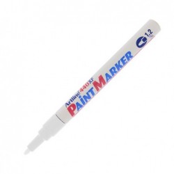 Marcatore permanente A 440 a vernice punta tonda fine 1,2 mm bianco Artline