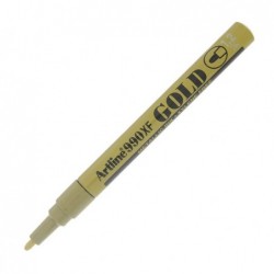 Marcatore permanente A 990 a vernice punta tonda fine 1,2 mm oro Artline