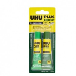 Colla bicomponente Plus 90 min 30 ml (2x15ml) trasparente UHU