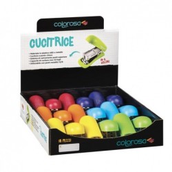 Cucitrice ABS colori assortiti Ri.Plast expo da banco 18 pezzi