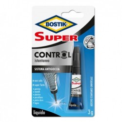 Colla istantanea universale Super Control 3 gr trasparente Bostik