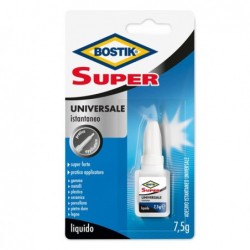 Colla istantanea universale Super 7,5 gr trasparente Bostik