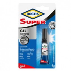 Colla istantanea universale Ultra Rapdio Gel 3 gr trasparente Bostik