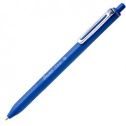 Penna a sfera a scatto iZee punta 0,7 mm blu Pentel