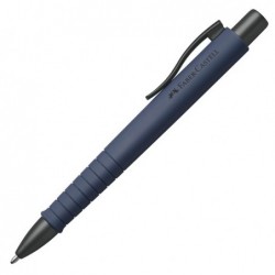 Penna a sfera a scatto Poly Ball Punta 0,7 mm fusto blu navy FaberCastell