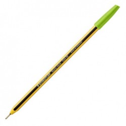 Penna a sfera Noris Stick punta 1,0 mm verde chiaro Staedtler conf. 10 pezzi