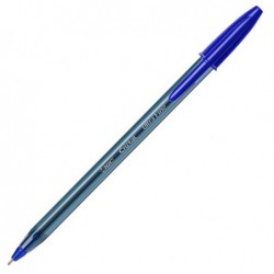 Penna a sfera con cappuccio Cristal® Exact punta 0,7 mm blu Bic scatola 20 pezzi