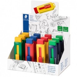 Gomma a scorrimento eraser involucro colori vivaci assortiti Staedtler