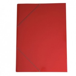 Cartella con elastico 71LD cartoncino plast. 70 x 100 cm rosso Cart. Garda