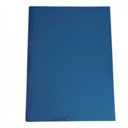 Cartella con elastico 71LD cartoncino plast. 70 x 100 cm azzurro Cart. Garda