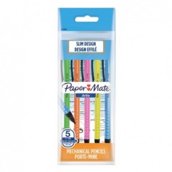 Portamine usa e getta Artio 0.7 mm HB colori assortiti Papermate conf.5 pezzi