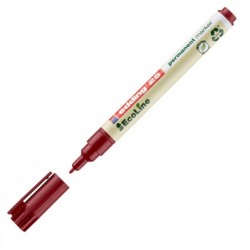 Marcatore permanente 25 Ecoline punta tonda 1.0 mm rosso Edding