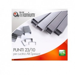 Punti metallici 23/10 TiTanium conf. 1000 pezzi