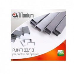 Punti metallici 23/13 TiTanium conf. 1000 pezzi