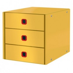 Cassettiera Click&Store Cosy 3 cassetti giallo Leitz