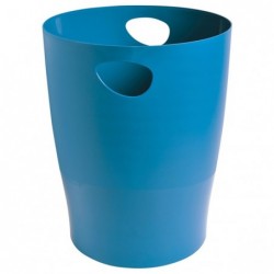 Cestino gettacarte Ecobin Bee Blue 15 L turchese Exacompta