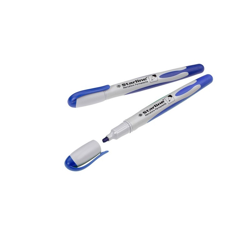 Marcatore permanente Starline punta tonda 2,0mm blu Starline