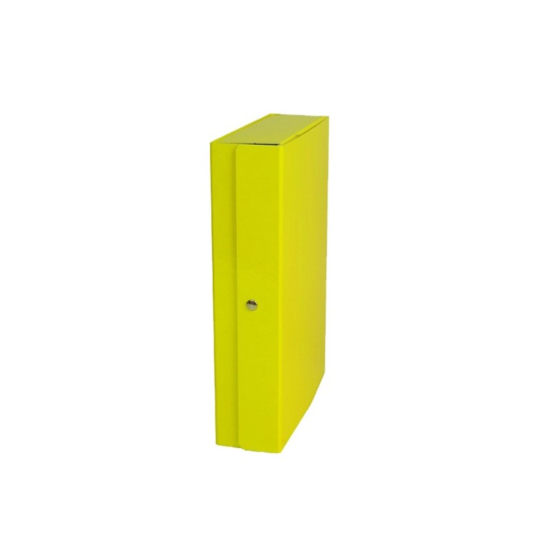 Scatola progetto Glossy dorso 6 cm giallo Starline