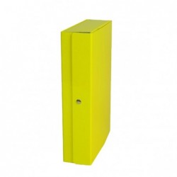 Scatola progetto Glossy dorso 8 cm giallo Starline