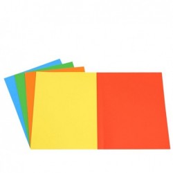 Cartellina semplice 200 gr 25 x 34 cm cartoncino bristol 5 colori assortiti Starline conf. 50 pezzi