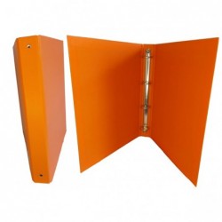 Raccoglitore King 4 anelli tondi 30 mm dorso 4 cm 22x30 cm rivestimento in PPL arancio Starline