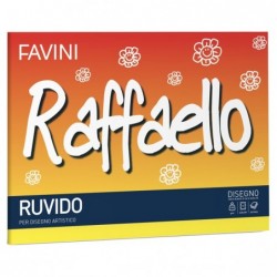 Album Raffaello 24x33cm 100gr 20 fogli ruvido Favini