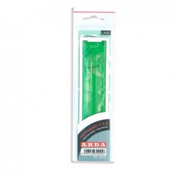 Normografo lettere e cifre Uni 3mm verde Arda