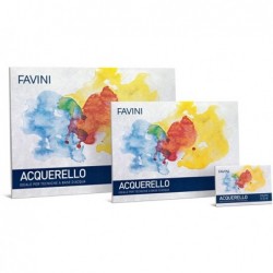 Blocco Acquerello 25x35cm 340gr 10 fogli Favini