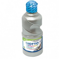 Tempera pronta acrilica 250ml argento Giotto