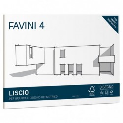 Album Favini 4 24x33cm 220gr 20 fogli liscio Favini