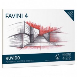 Album Favini 4 24x33cm 220gr 20 fogli ruvido Favini