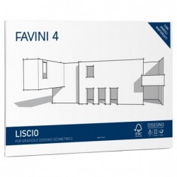 Album Favini 4 33x48cm 220gr 20 fogli liscio Favini